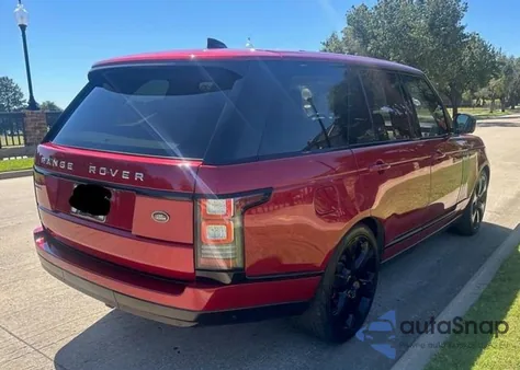 2017 Land Rover Range Rover 5.0L V8 Supercharged z USA, uszkodzony, nr VIN SALGS2FE2HA320734